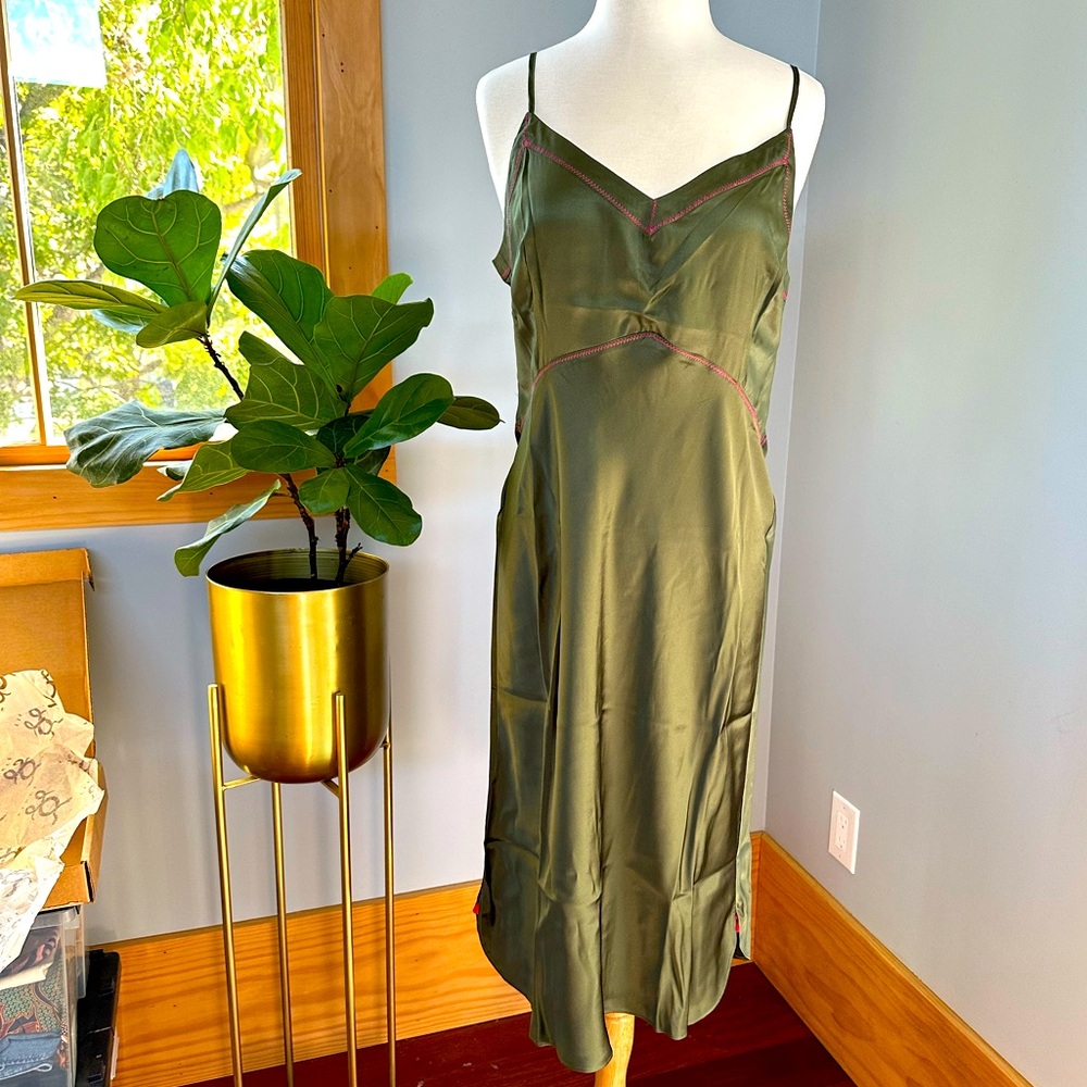 Figue Silk Slip Dress
